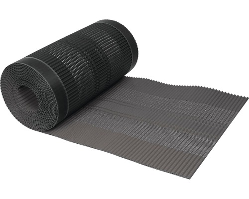 Nok- en hoekkeperventilatierol, aluminium, antracietgrijs, 5 m x 280 mm