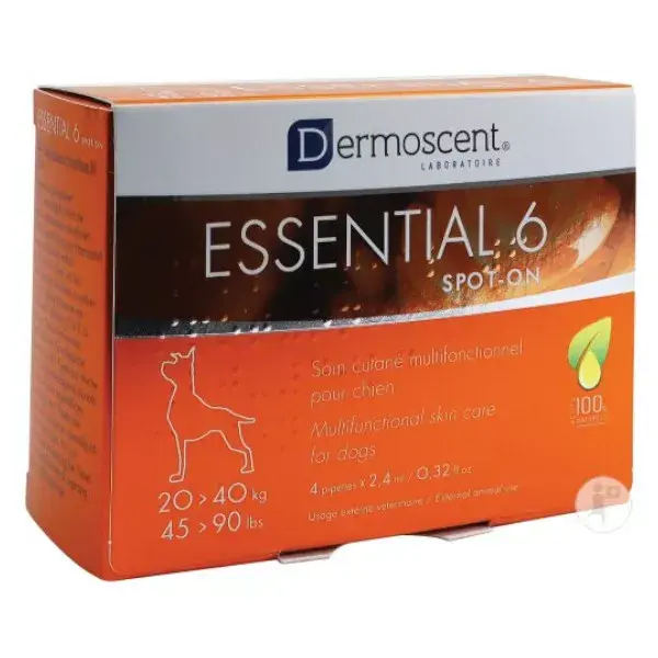 Dermoscent E6 para cães de 20 a 40 kg