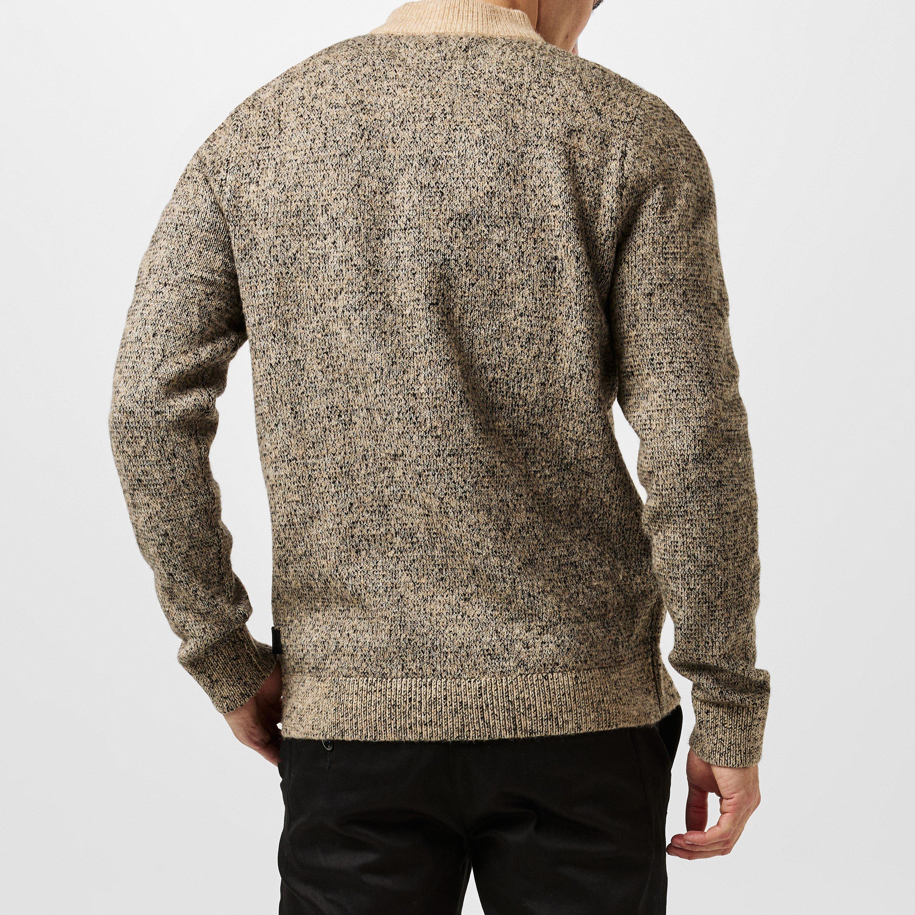 Jack and Jones Space Crew Neck Knitted Jumper Mens