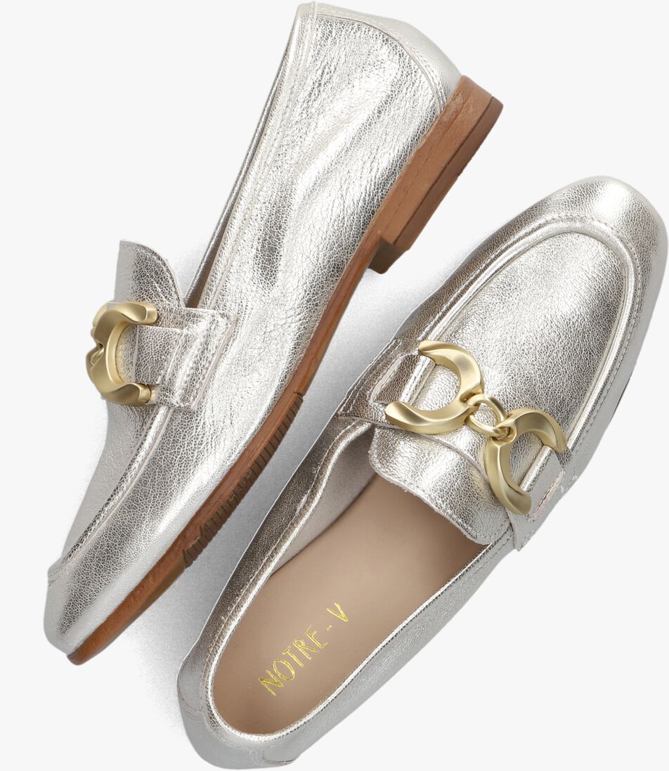 NOTRE-V zilveren notre-v loafers 1get104