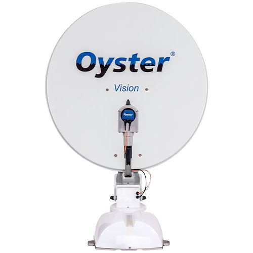 Ten Haaft Oyster Vision 65 vollautomatische Sat Anlage Twin-LNB SKEW 65 cm