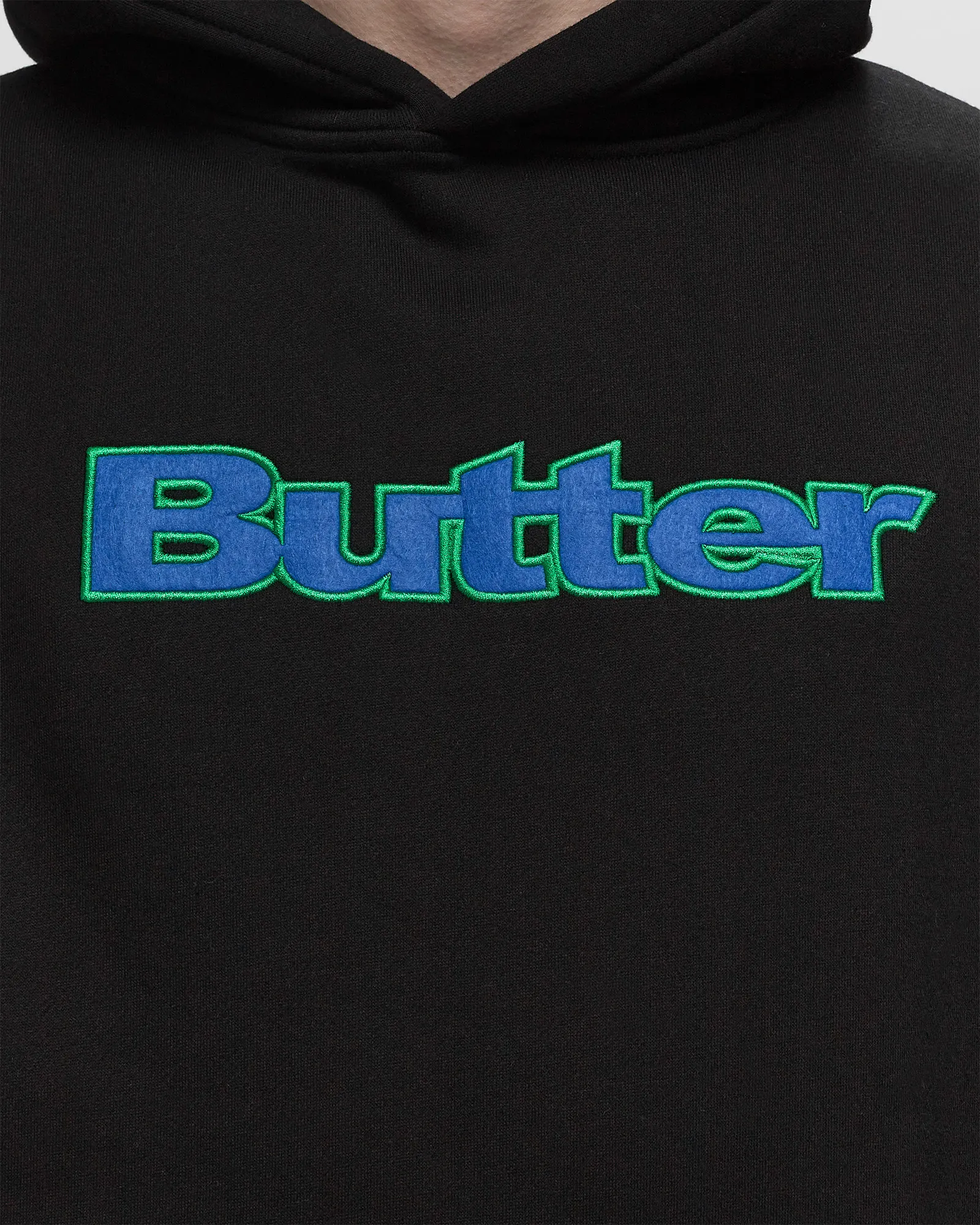 Butter Goods Felt Logo Applique Pullover Hood