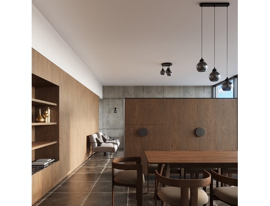 SOLLUX LIGHTING - Lustre alino 3 noir