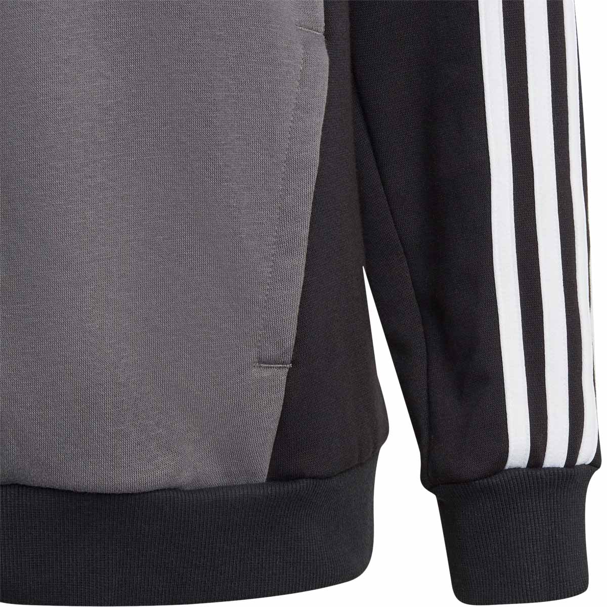 adidas Tiberio 3-Stripes Colorblock Fleece Hættetrøje Børn