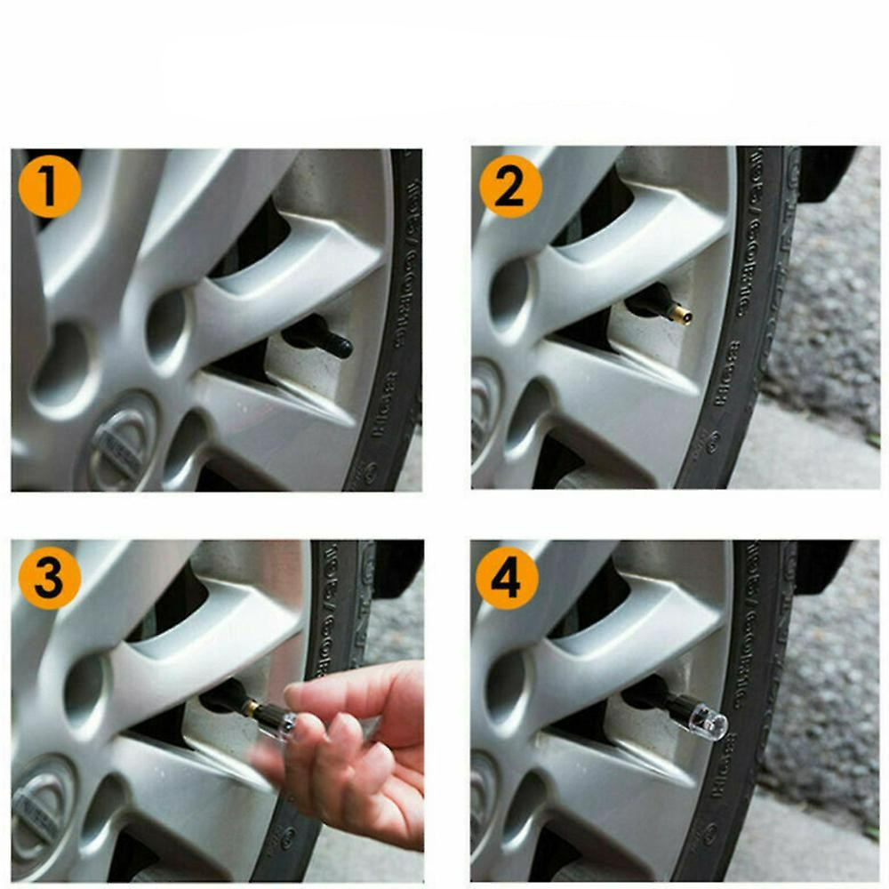 (4er Set) LED Ventilkappen Tuning Felgen Beleuchtung Für Velo / Motorrad / Auto (inkl. LR54 Batterien) - Grün