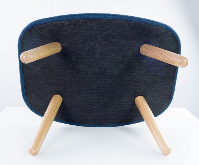 Hay About An Ottoman AAL03 hocker divina 120, onderstel gezeept eiken
