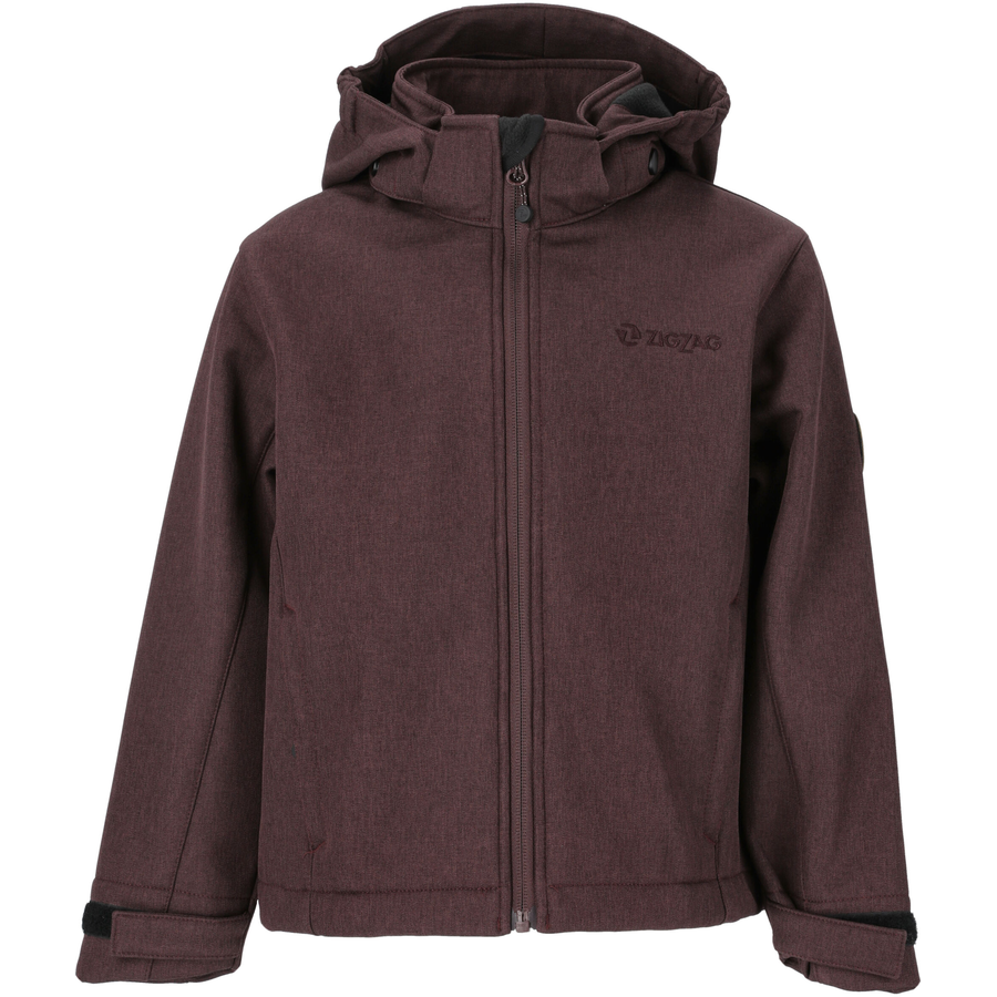 ZigZag Softshelljacke MANONE MELANGE WATERPROOF 4241 Fudge