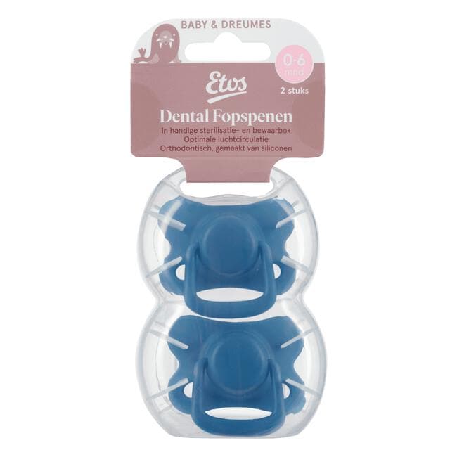 Etos Fopspenen In Steriliseerdoosje 0-6 Maanden Assorti
