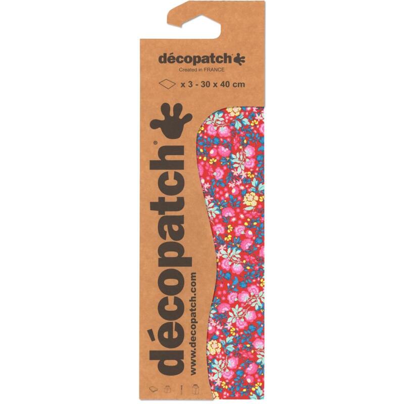 Pochette 3 Feuilles Identiques Ref 751 - Rouge