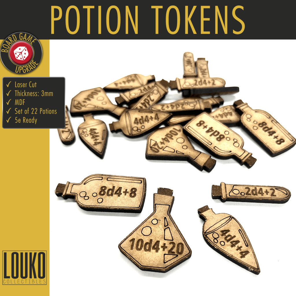 Jetons de potion pour JDR