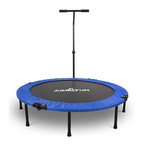 Mini trampolim Jump4fun com barra em T dobrável - Ø122cm