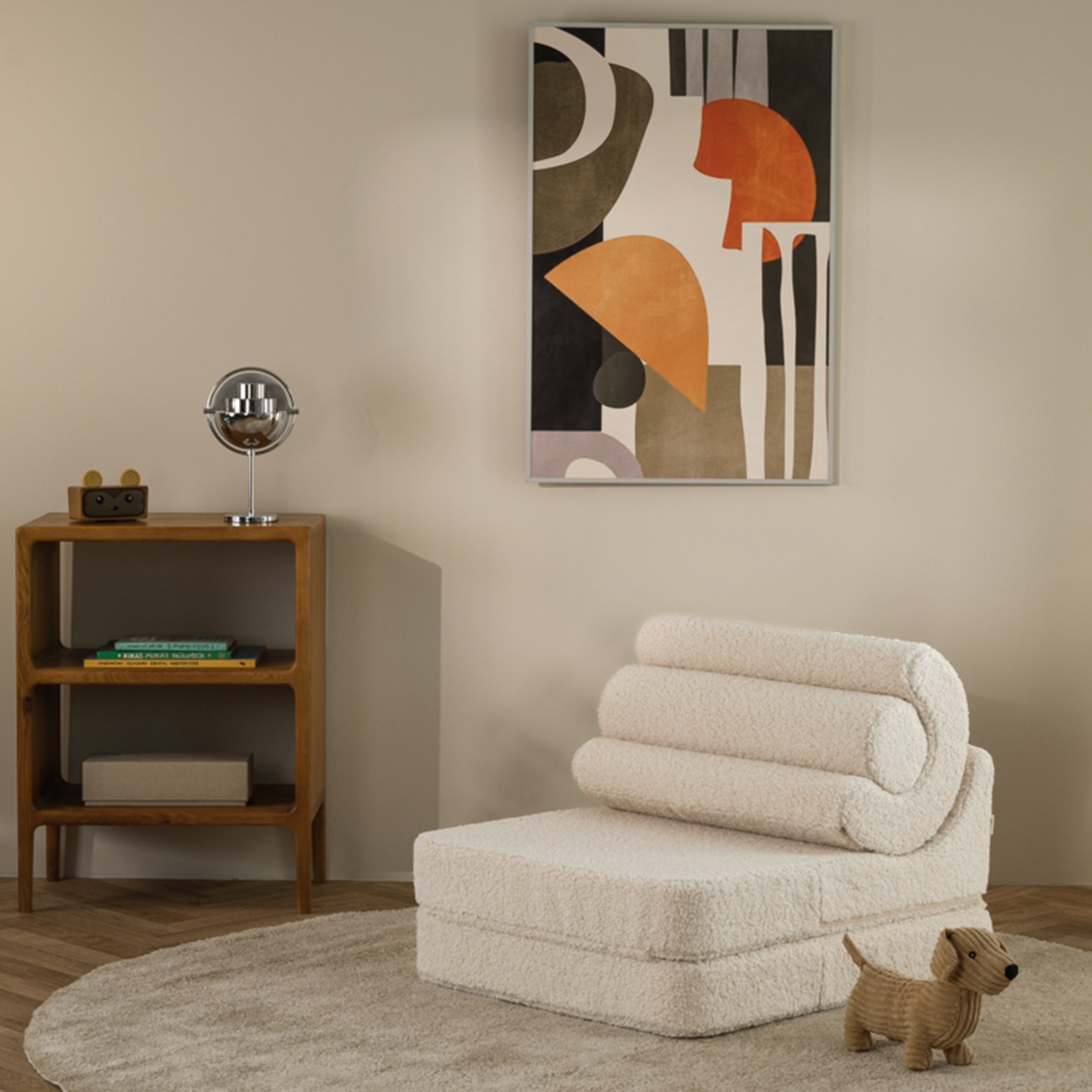 Wigiwama Sessel Flipster Cream White