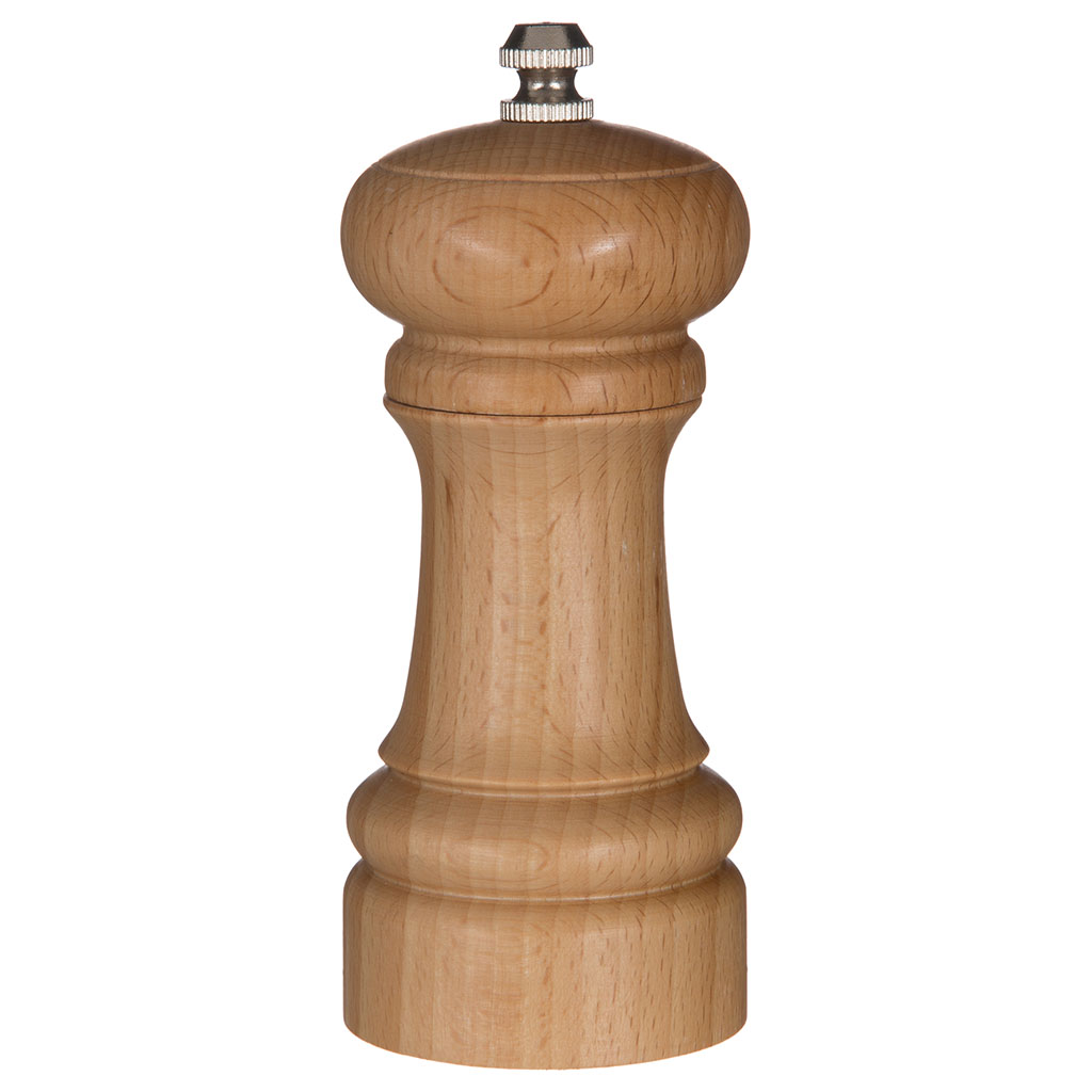 Moulin à épices bois Bistrot H 14.5cm