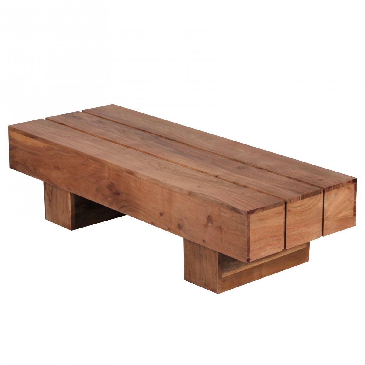 Couchtisch - Akazie massiv lackiert - 120x30 cm