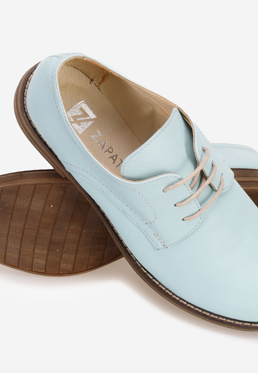 Chaussures derby en cuir bleus Otivera