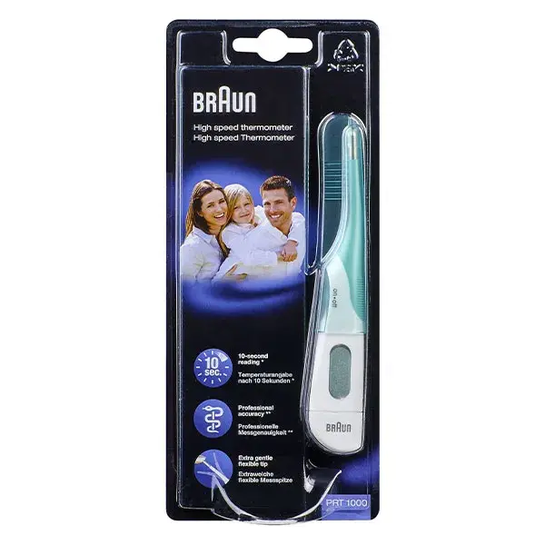 Braun Thermomètre digital High Speed PRT1000 CE