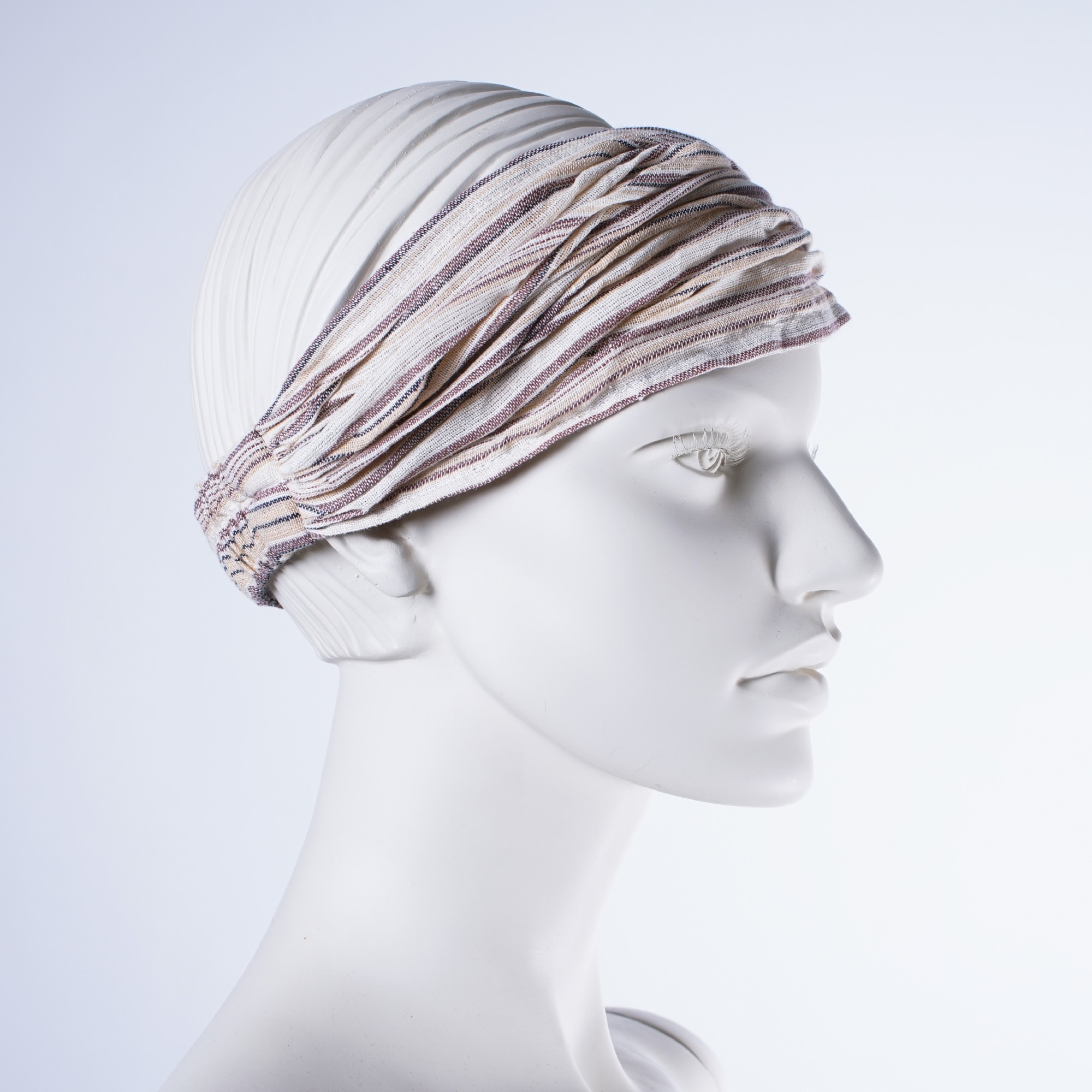 Haarband 'Detroit', aus 100% Baumwolle, beige günstig bestellen