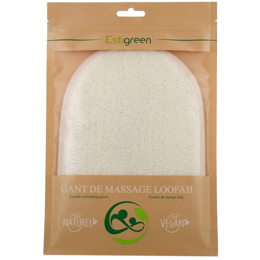 Estipharm Estigreen gant loofah massant et exfoliant - Soin corps
