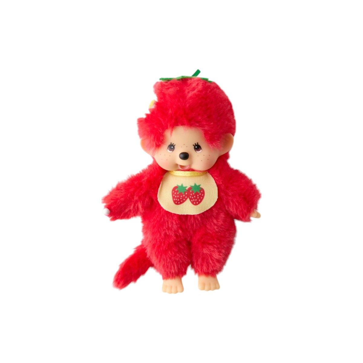 Peluche Kiki le singe fruit fraise rouge Monchhichi