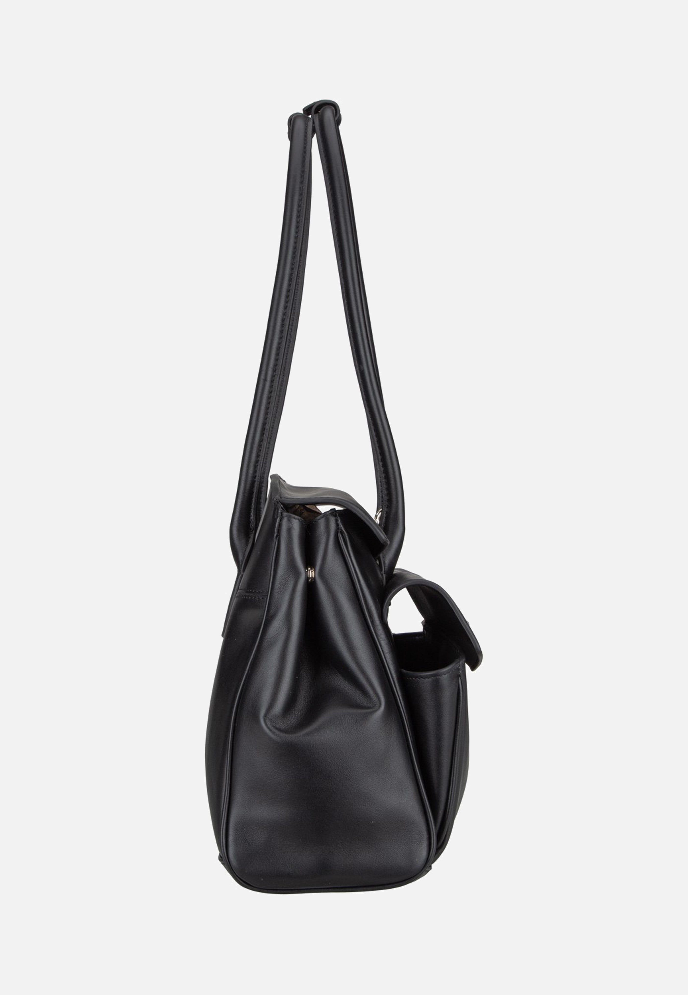 Gloria II Satchel M New Calf Black - Shopper