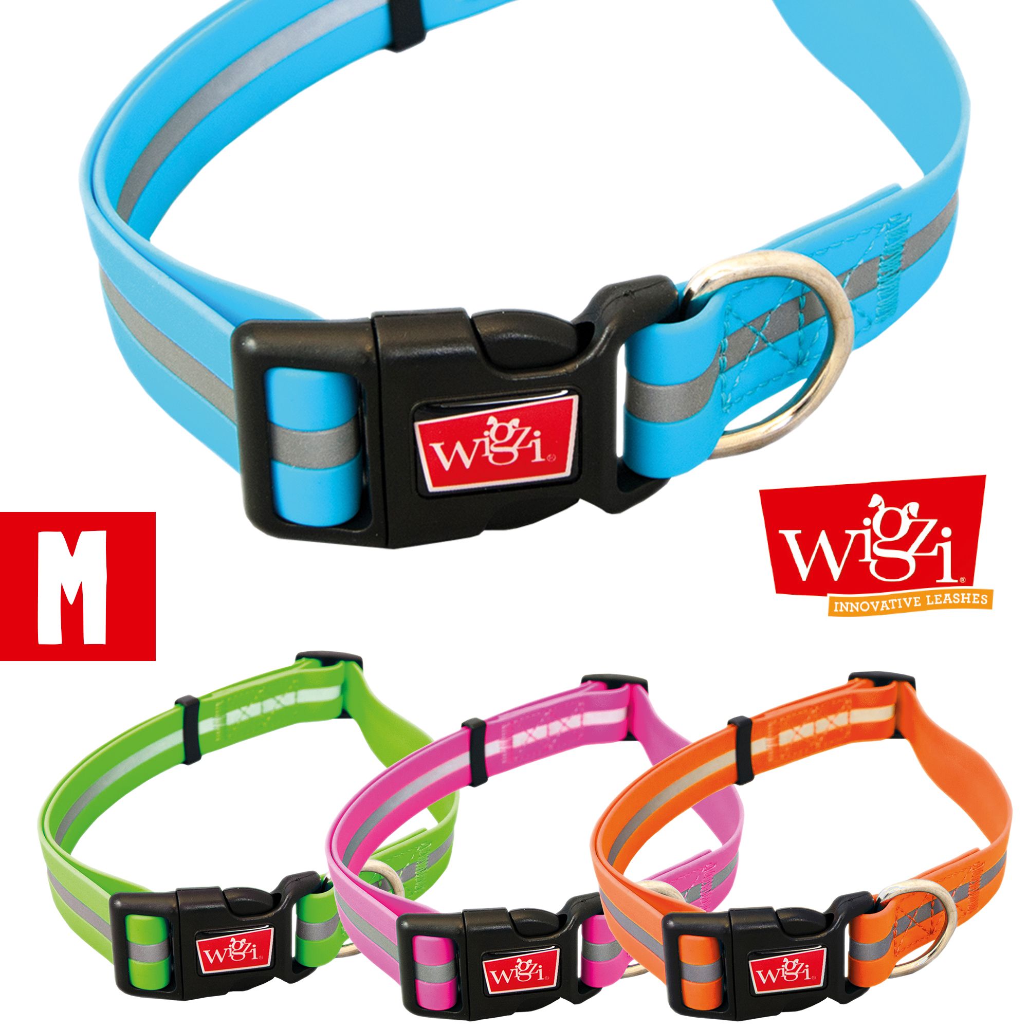 Wigzi Halsbänder Neon Hundehalsband