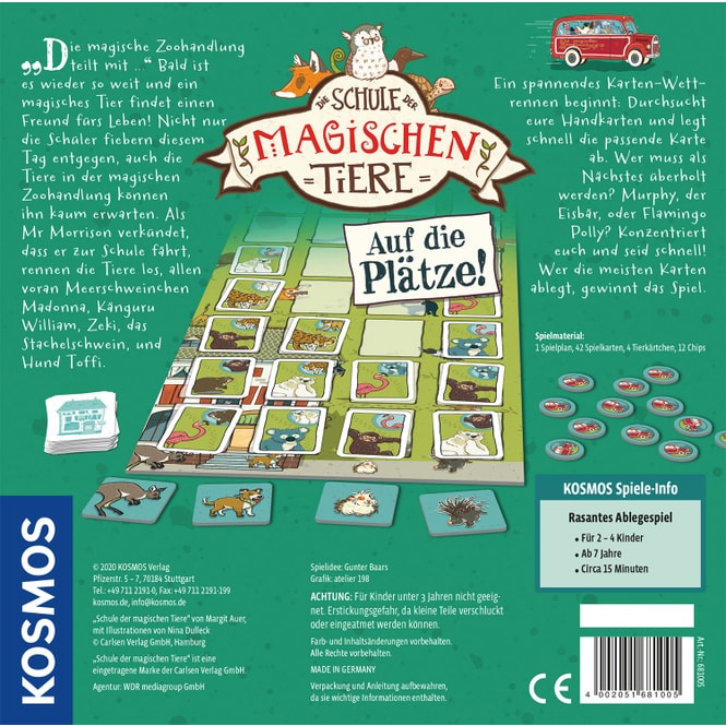Die Schule der magischen Tiere - Auf die Plätze!