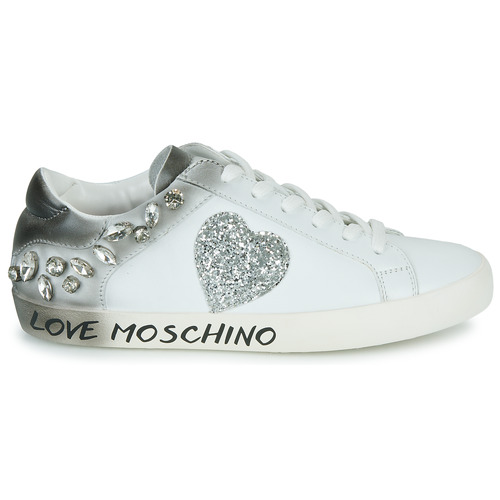 Love Moschino - FREE LOVE Blanco / Gris