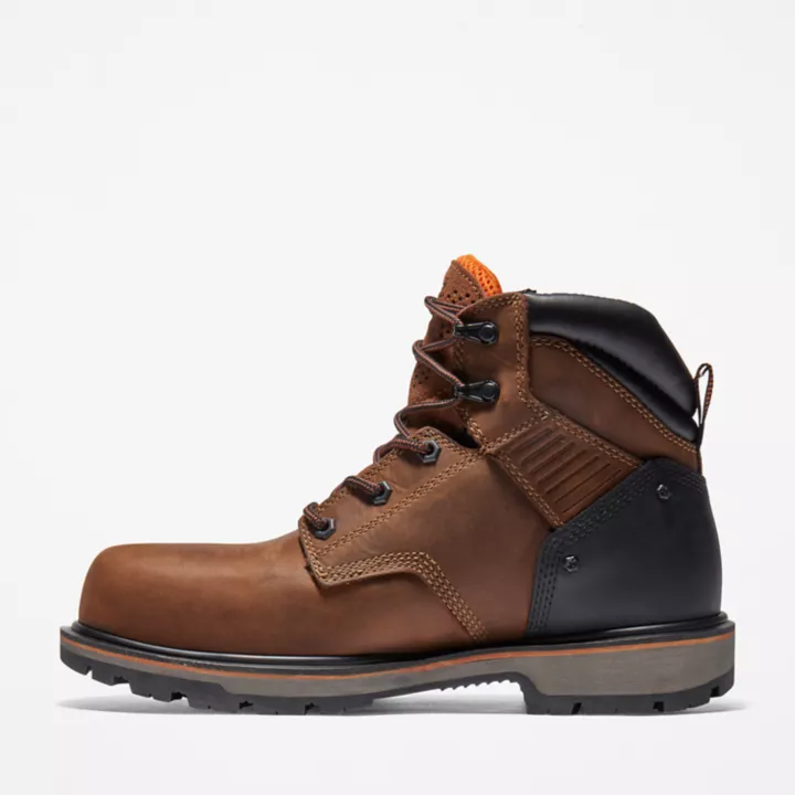 6-inch Boot de travail Ballast à embout composite pour homme en marron