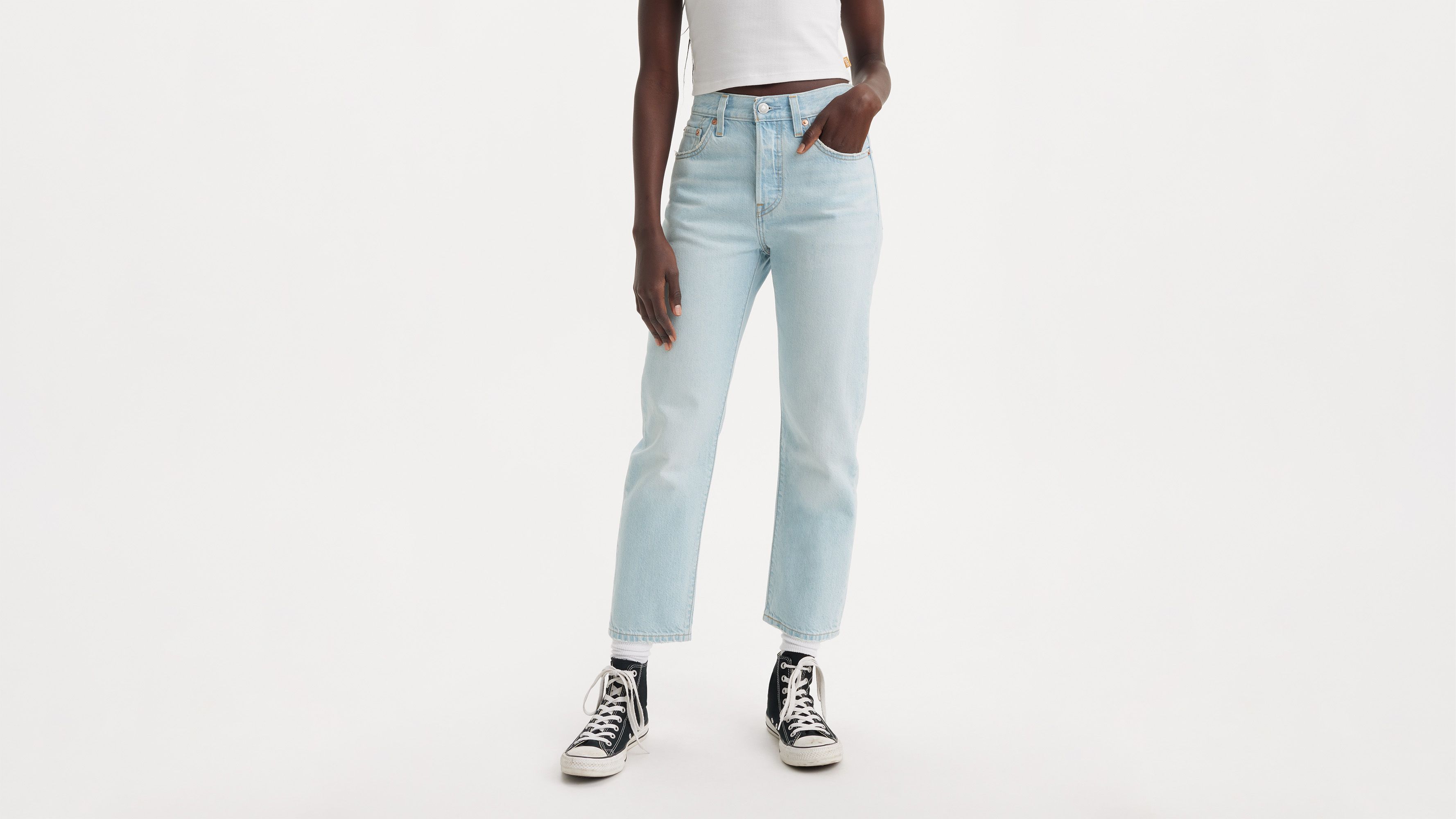Jean 501® Original Lightweight Crop - Make Memorable Ltw - Bleu