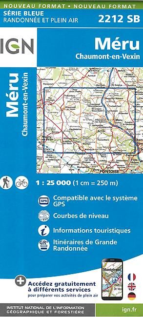 IGN - 2212 SB MERU CHAUMONT EN VEXIN 1 25 000