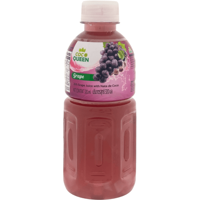 Coco Queen Vruchtensap met nata de coco (Druif) 320ml