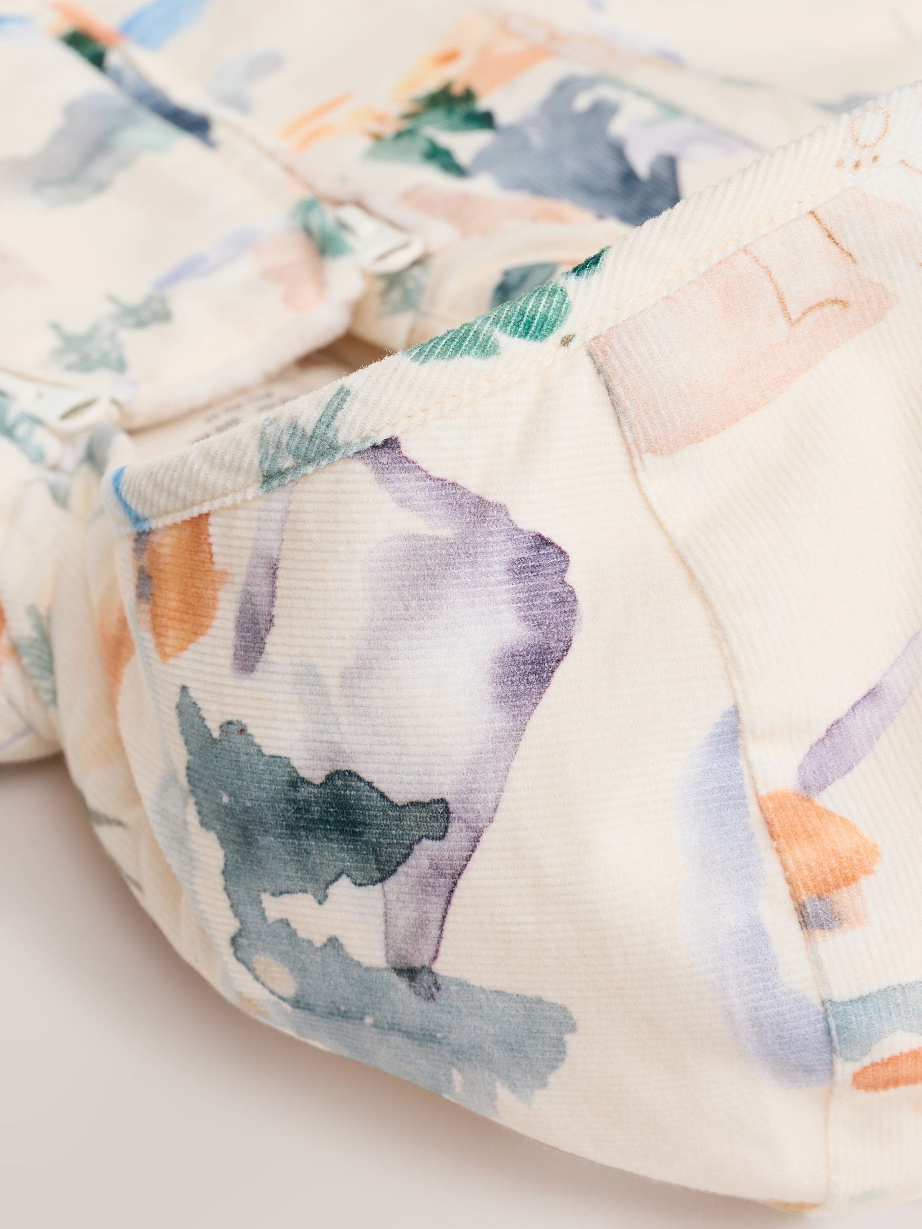 Blue Woodland corduroy met dierenprint - Baby kinderwagenpak (0 mnd - 2 jr)