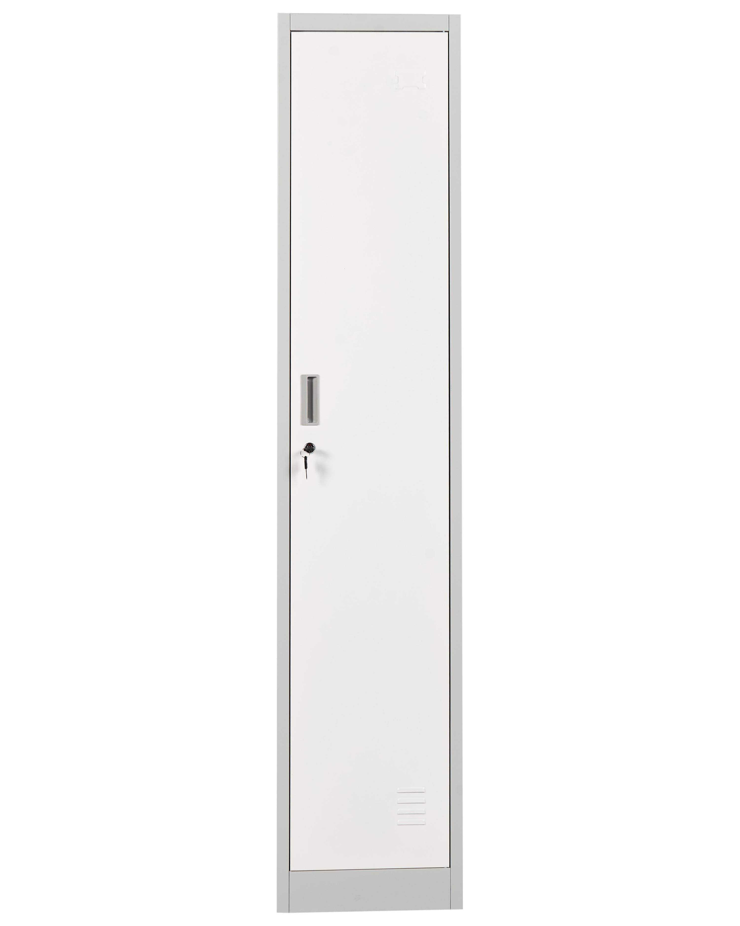 Locker met 1 deur ATHLETE Metaal Grijs/wit