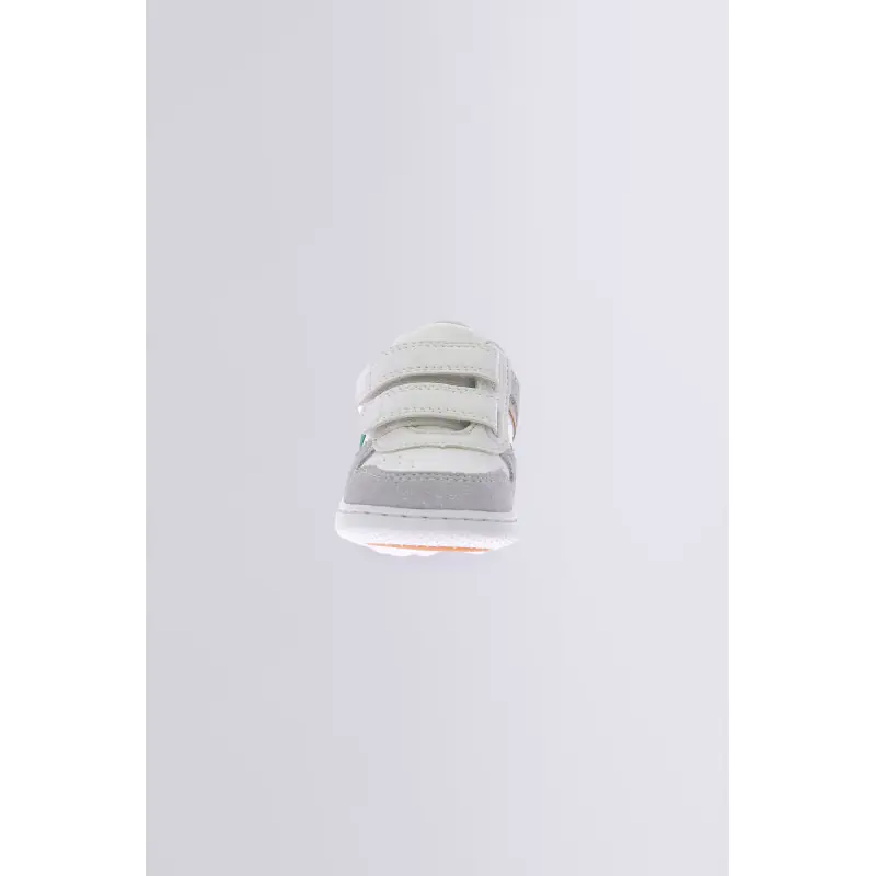 Kickmotion Blanc argent or BASKETS BASSES Synthétique Fille