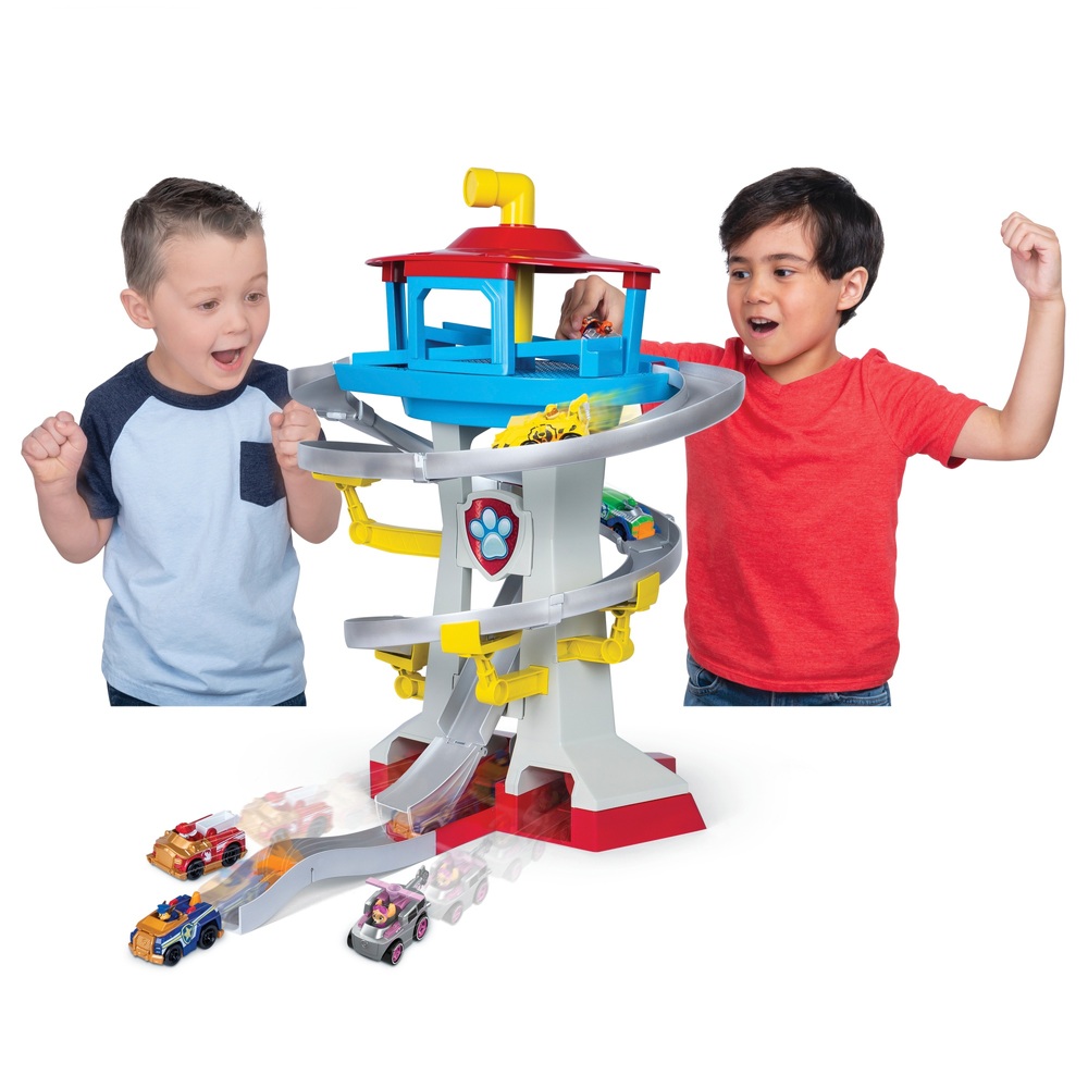 PAW Patrol True Metal Abenteuerbucht Rettungsturm mit 2 Fahrzeugen