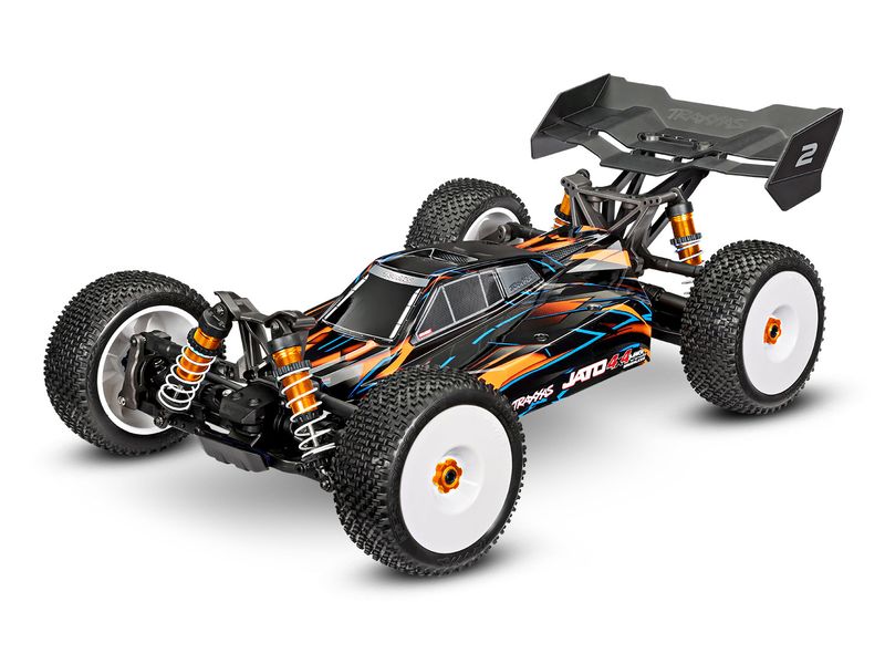 Traxxas Buggy Jato 4 x 4 VXL, Orange 1:8 Jato 4 x 4 VXL mit einer Geschwindigkeit von über 96 km/h