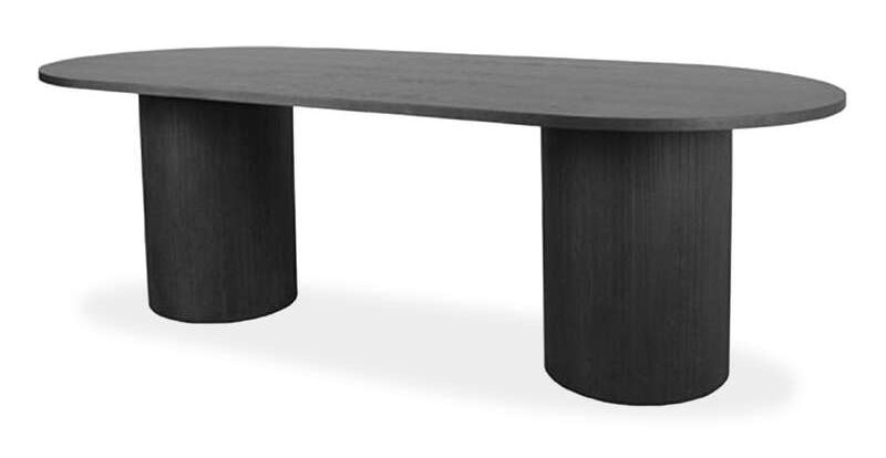 Eettafel Zwart ME-70.052 Oliva B240 x D120 x H75 cm