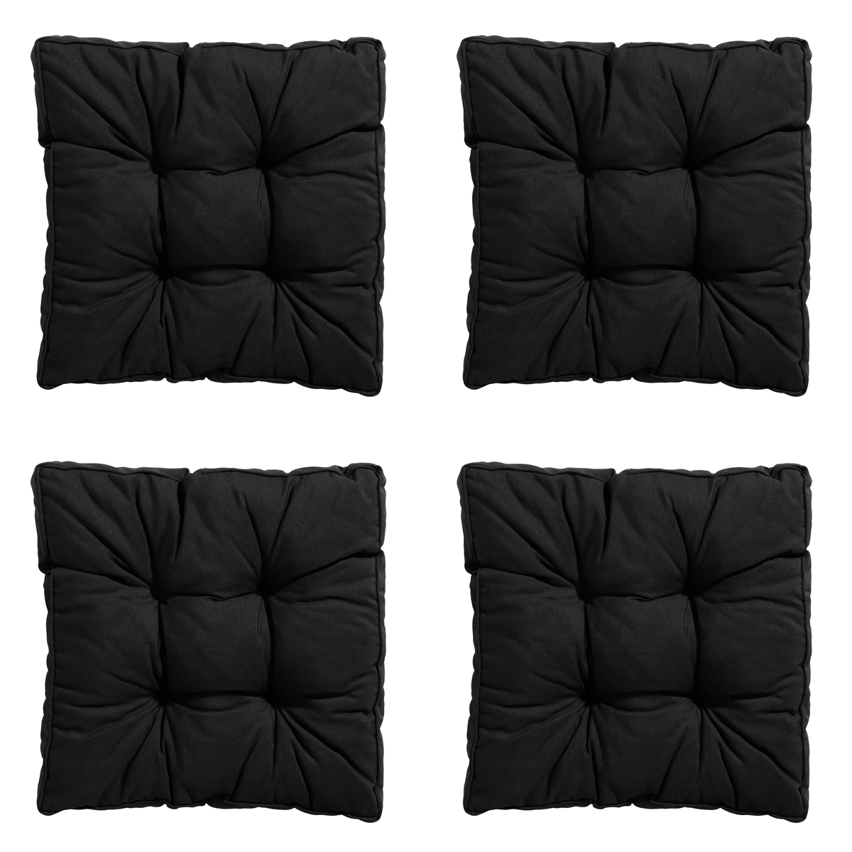 Madison Panama black Zitkussen - Set van 4