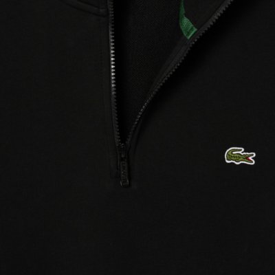 Sweatshirt zippé homme en coton LACOSTE