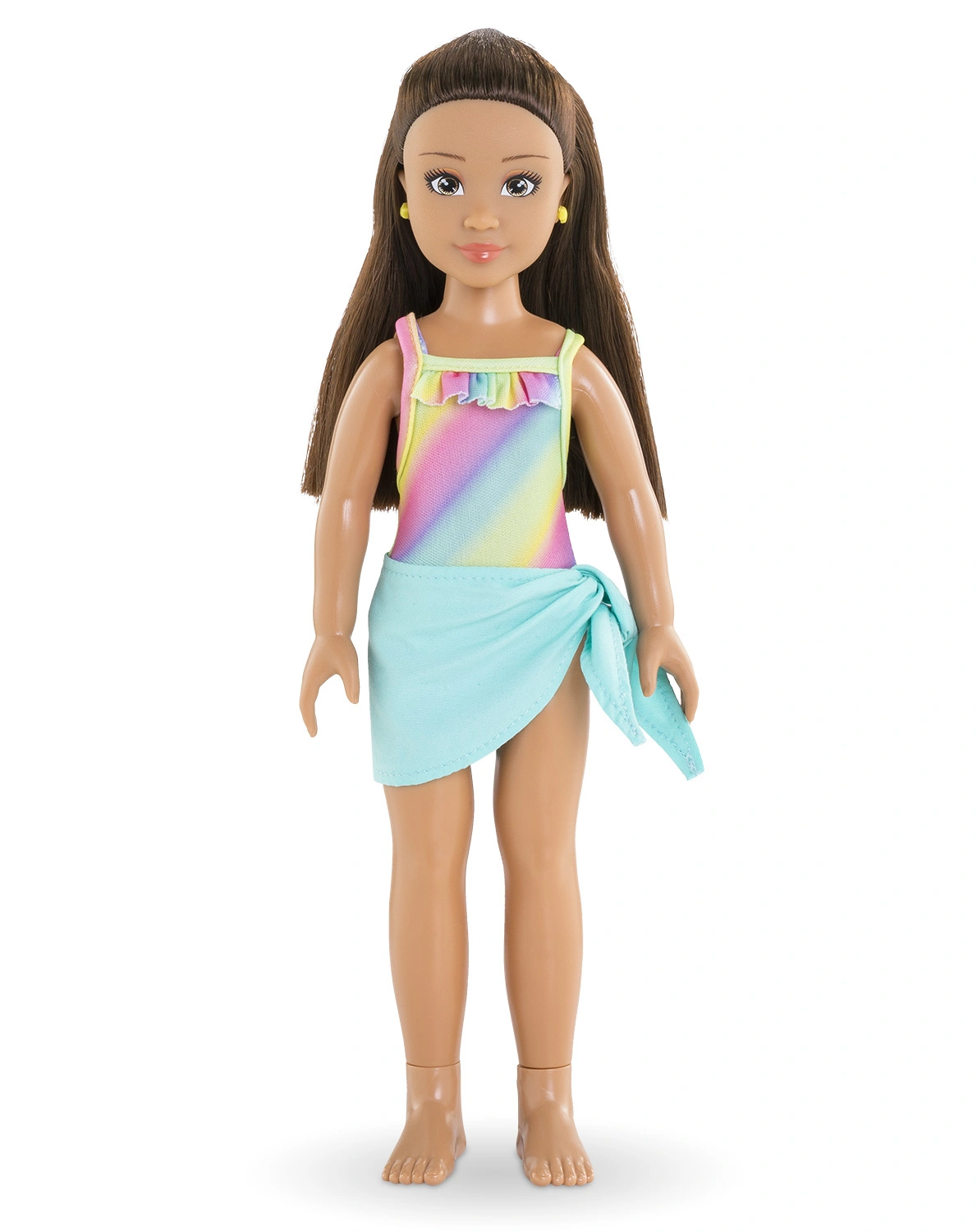 Ankleidepuppe LUNA BEACH SET (28cm) mit Zubehör