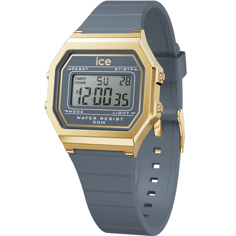 Montre à quartz - ICE digit retro - Small - Midnight blue