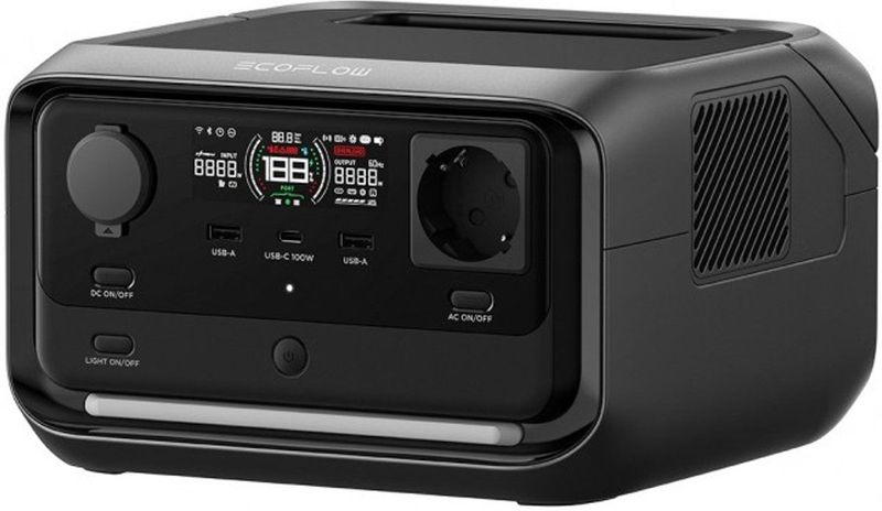 Ecoflow - River 3 Plus - Generator - 286 Wh - Draagbaar Energietation