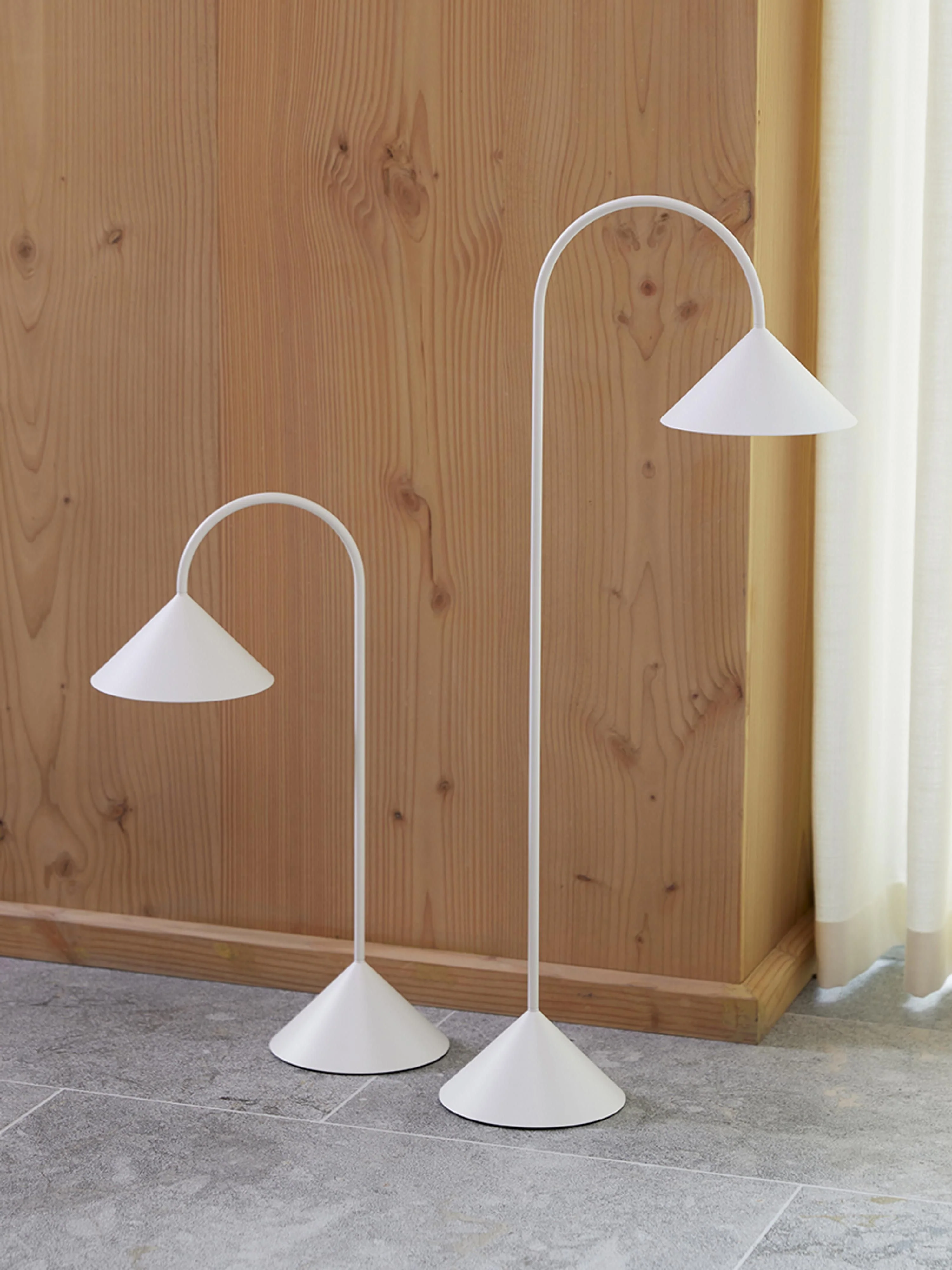 Draagbare outdoor LED-tafellamp Grasp, dimbaar
