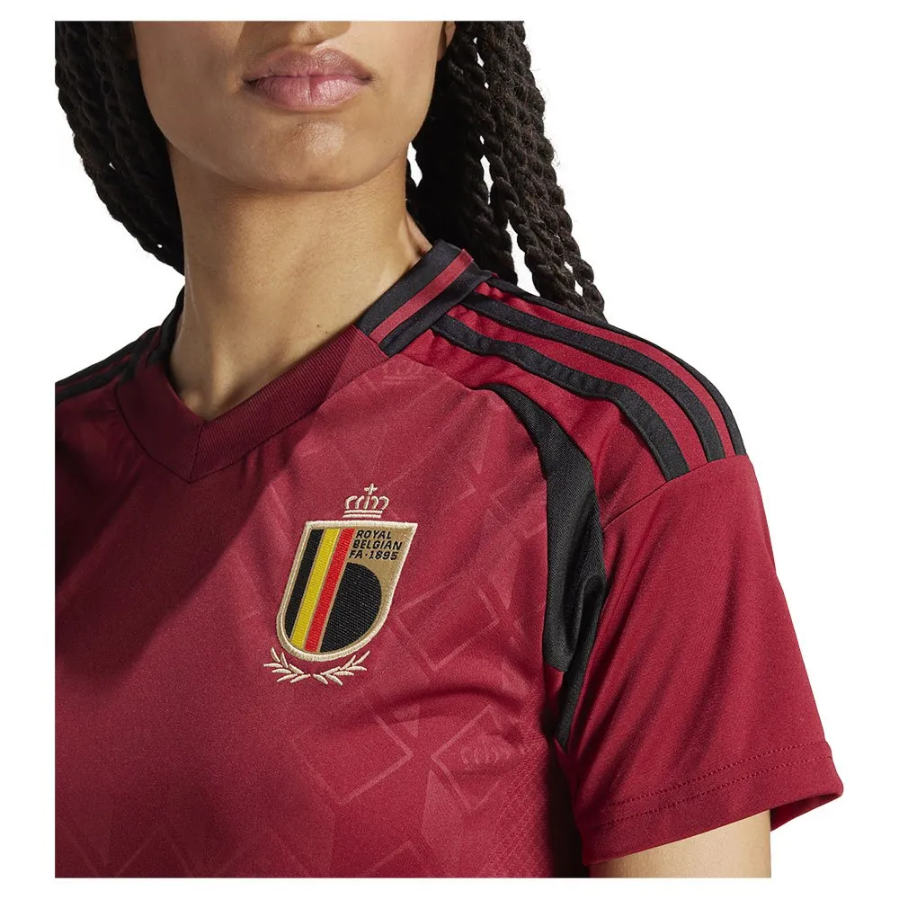 adidas Belgium 23/24 Heim Damen T-Shirt mit kurzen Ärmeln