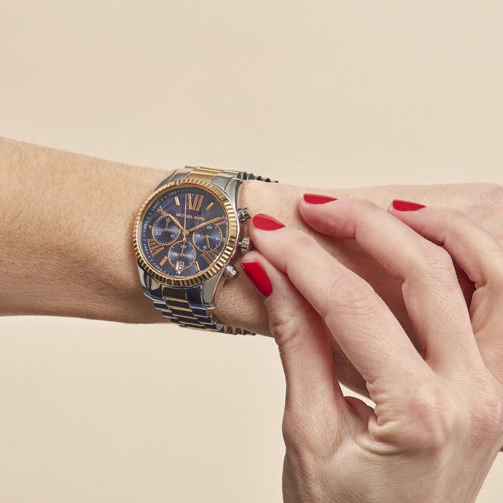 Montre Michael Kors Lexington Bleu