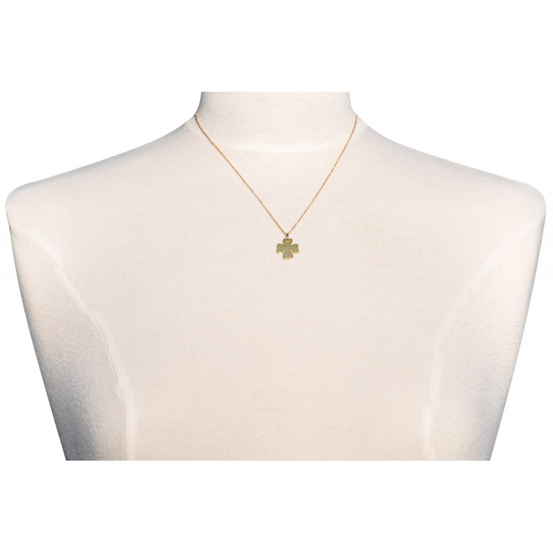 Pendentif Plaqué Or Trèfle