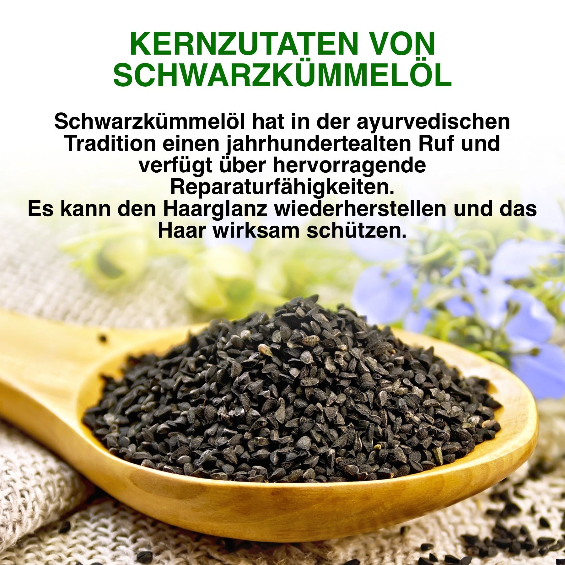 Aliver Haaröl Schwarzkümmelöl für Haarwachstum in Kapseln