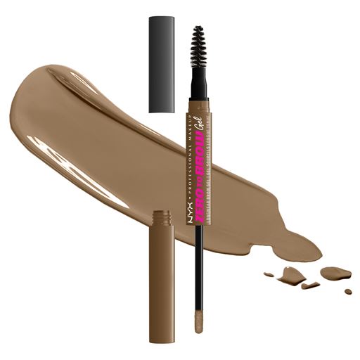 NYX Professional Makeup Zero To Brow Longwear Brow Gel, 03 Taupe