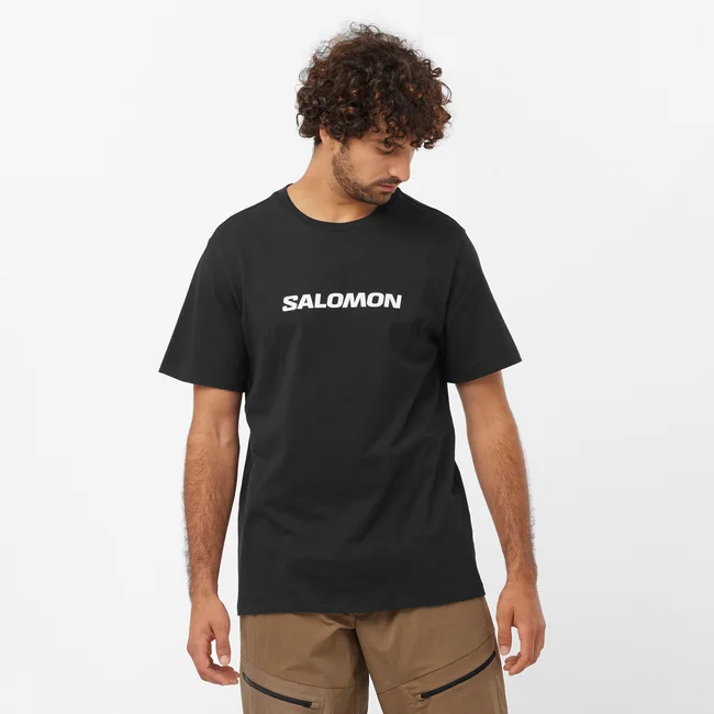SALOMON LOGO PERFORMANCE  Kurzarmshirt Herren