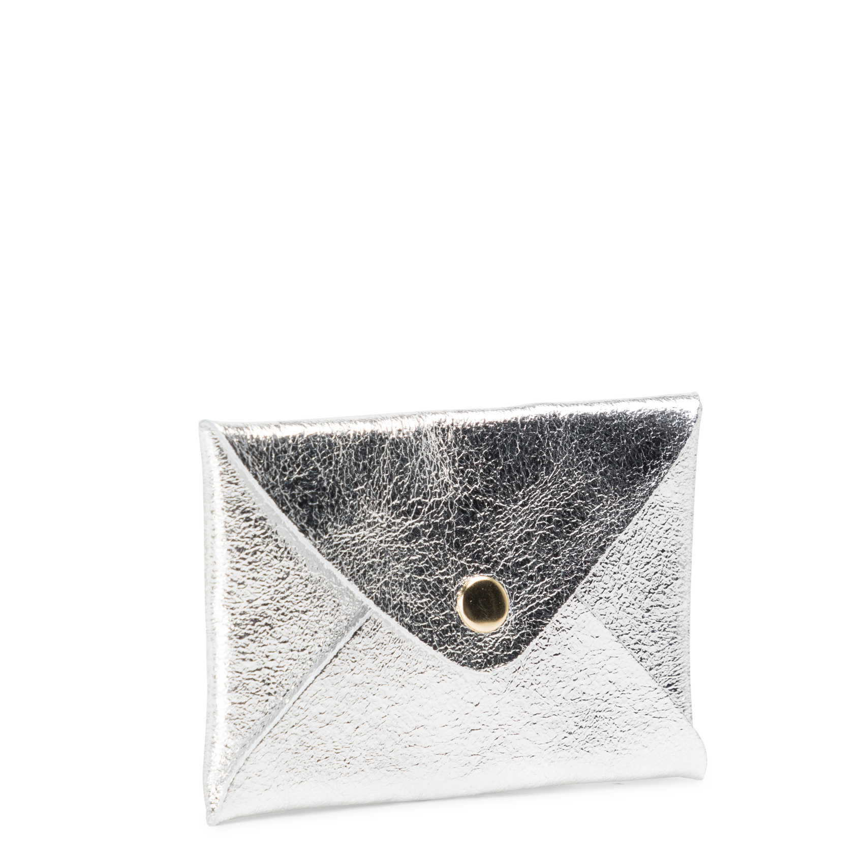 Porte-cartes en cuir de vachette | Argent